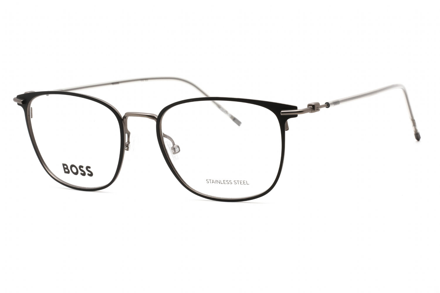 568199 Hugo Boss BOSS 1431 Eyeglasses Matte Black Dark Ruthenium