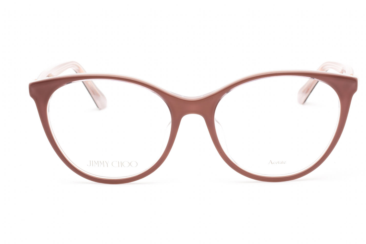 Jimmy Choo Jc G Eyeglasses Pearlized Nude Clear Lens