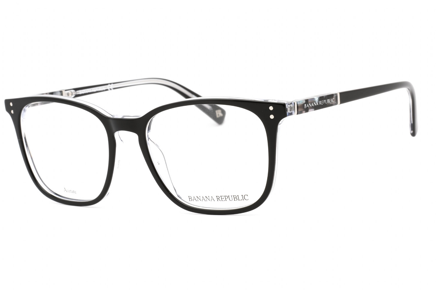 568372-Banana-Republic-LUNA-Eyeglasses-BLACK CRYSTAL - Clear demo lens