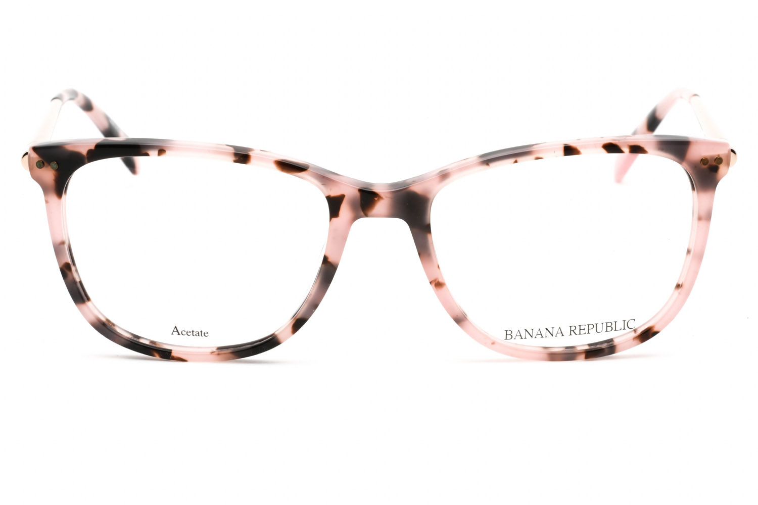 568045-Banana-Republic-Shannia-Eyeglasses-Pink Havana-Clear demo lens