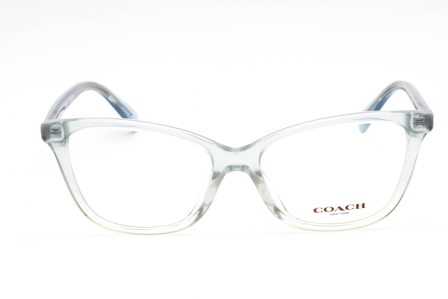 566509-Coach-0HC6206U-Eyeglasses-Transparent Blue - Clear Lens