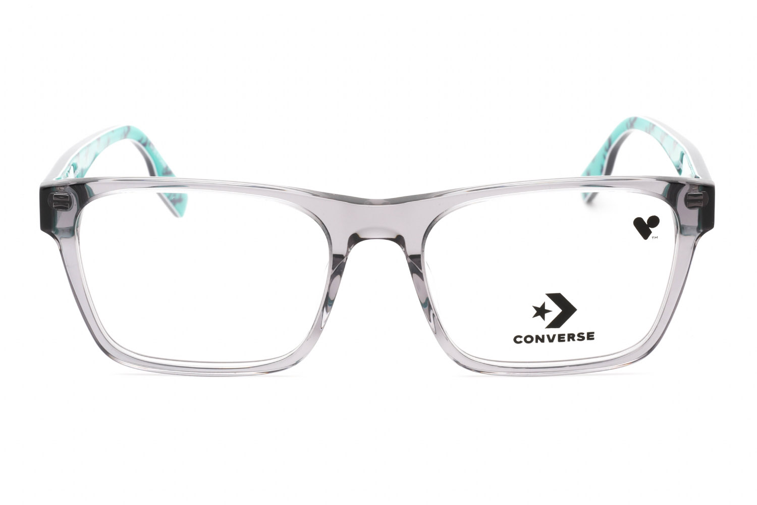 571301-Converse-CV5000-Eyeglasses-CRYSTAL LIGHT CARBON-Clear demo lens