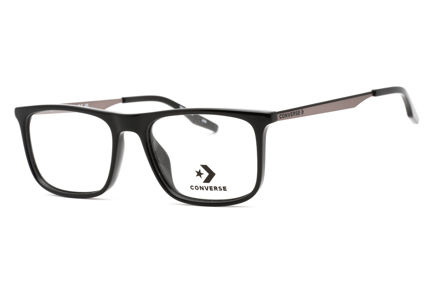 571312-Converse-CV8006-Eyeglasses-Black - Clear Lens