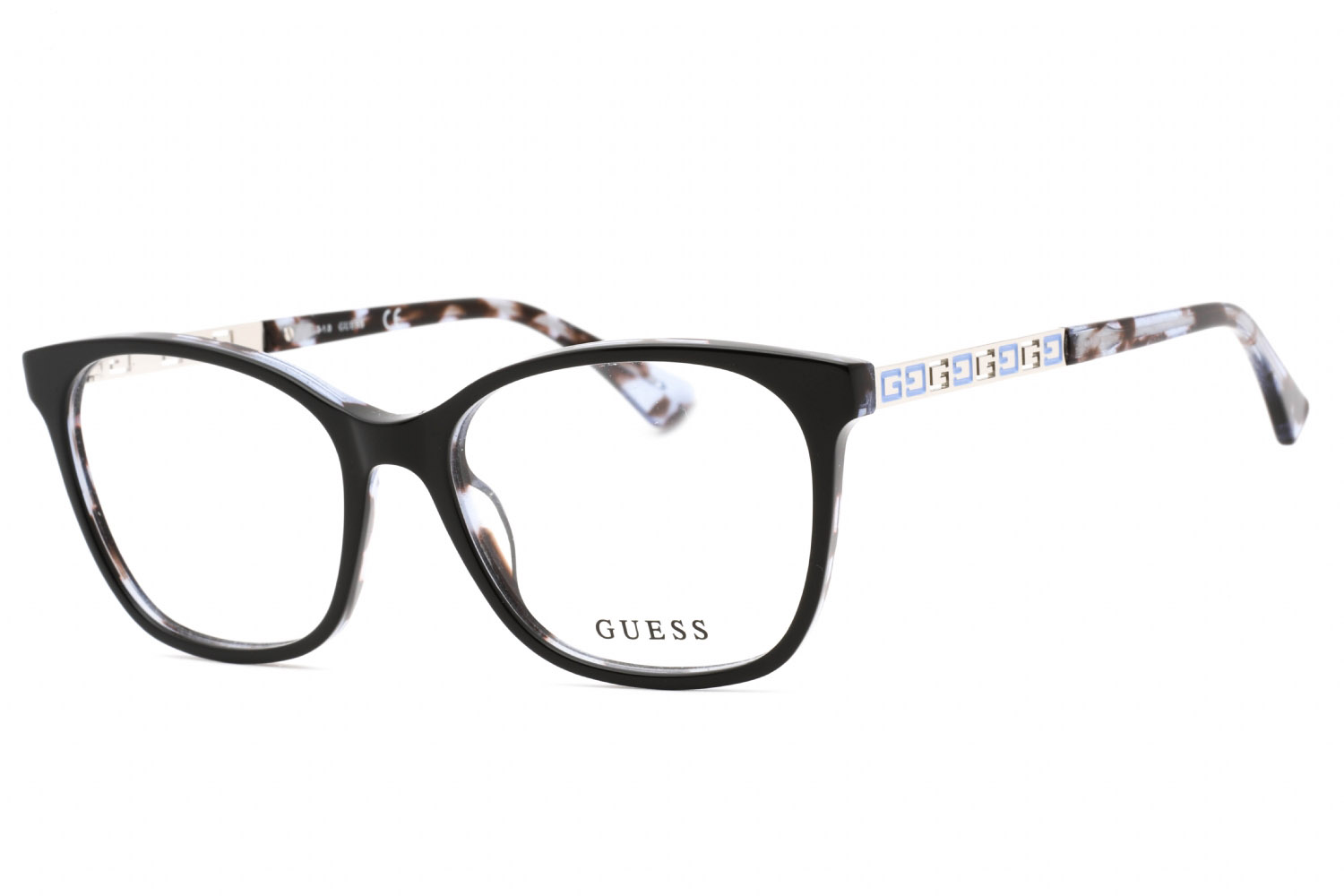 544466-Guess-GU-2743-Eyeglasses-Black - Clear demo lens