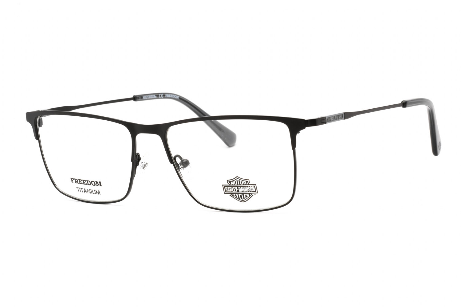 570208 Harley Davidson Hd9018 Eyeglasses Matte Black Clear Demo Lens 6620