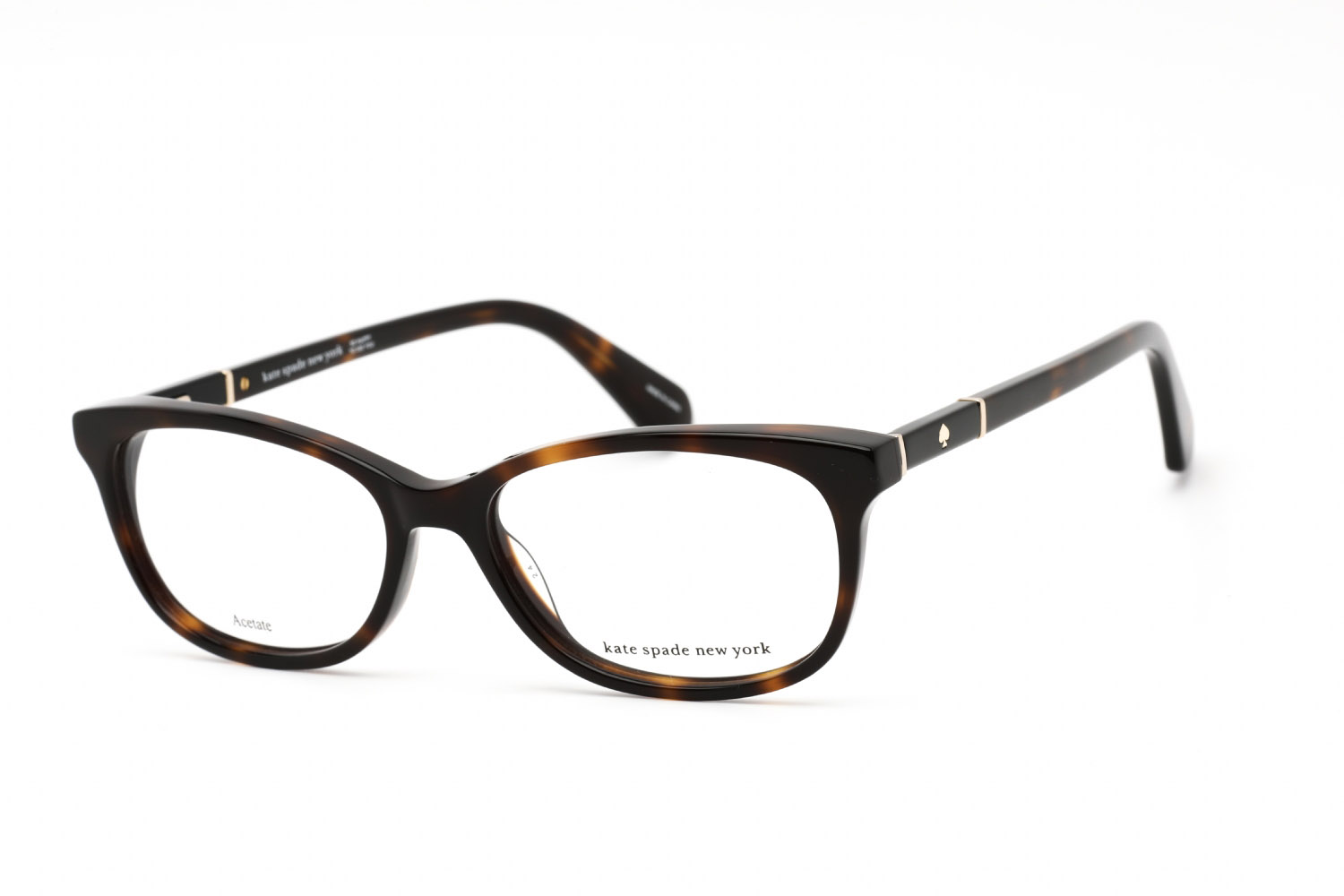 479902-Kate-Spade-Kaileigh-Eyeglasses-Havana - Clear demo lens