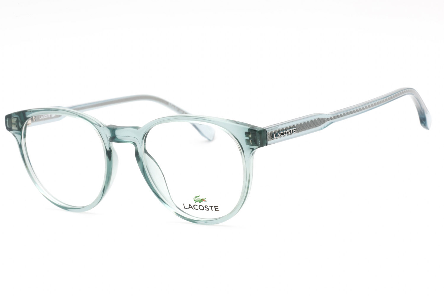 571182-Lacoste-L2838-Eyeglasses-TRANSPARENT AZURE-Clear demo lens