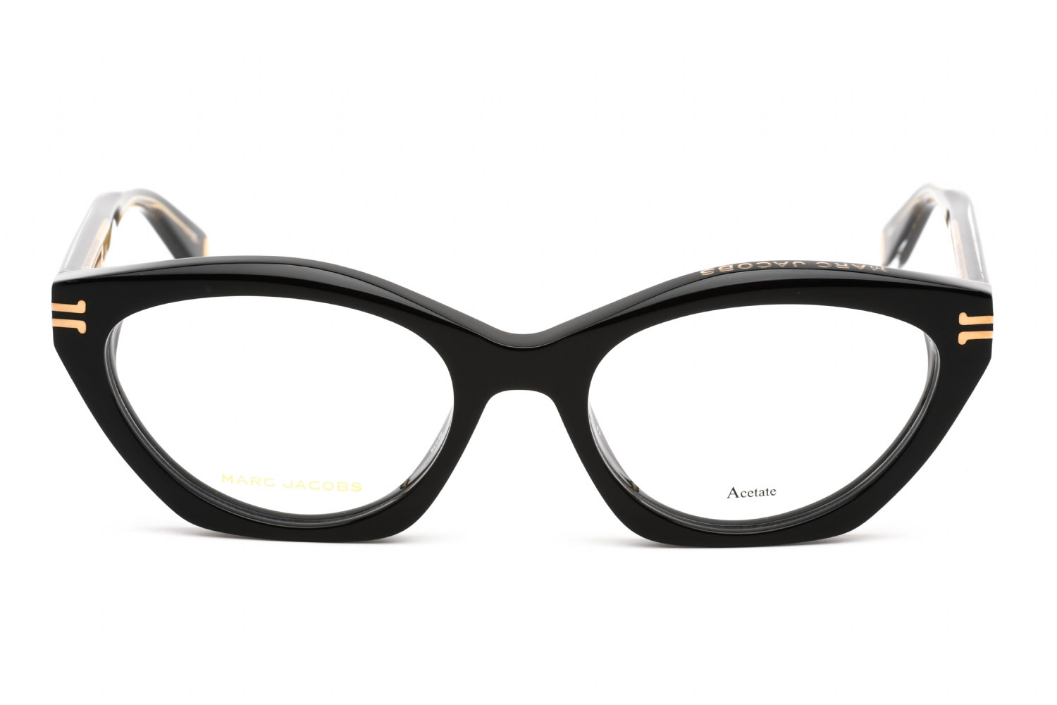 566035-Marc-Jacobs-MJ-1015-Eyeglasses-Black - Clear Lens