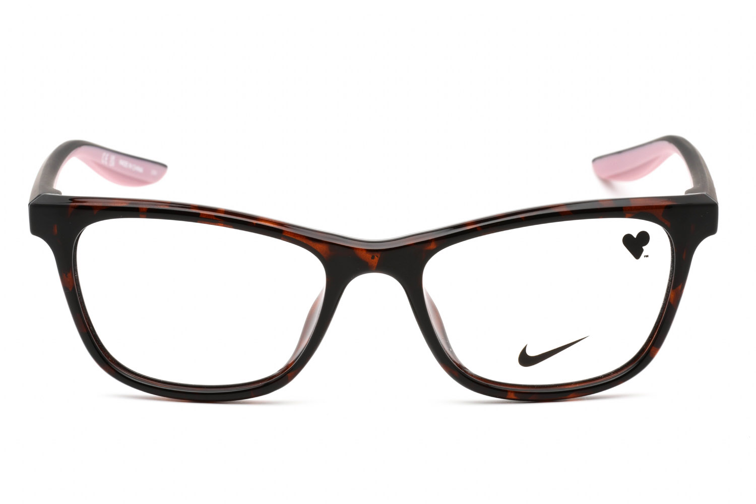 570084-Nike-NIKE-7047-Eyeglasses-Tortoise-Matte Black-Clear demo lens