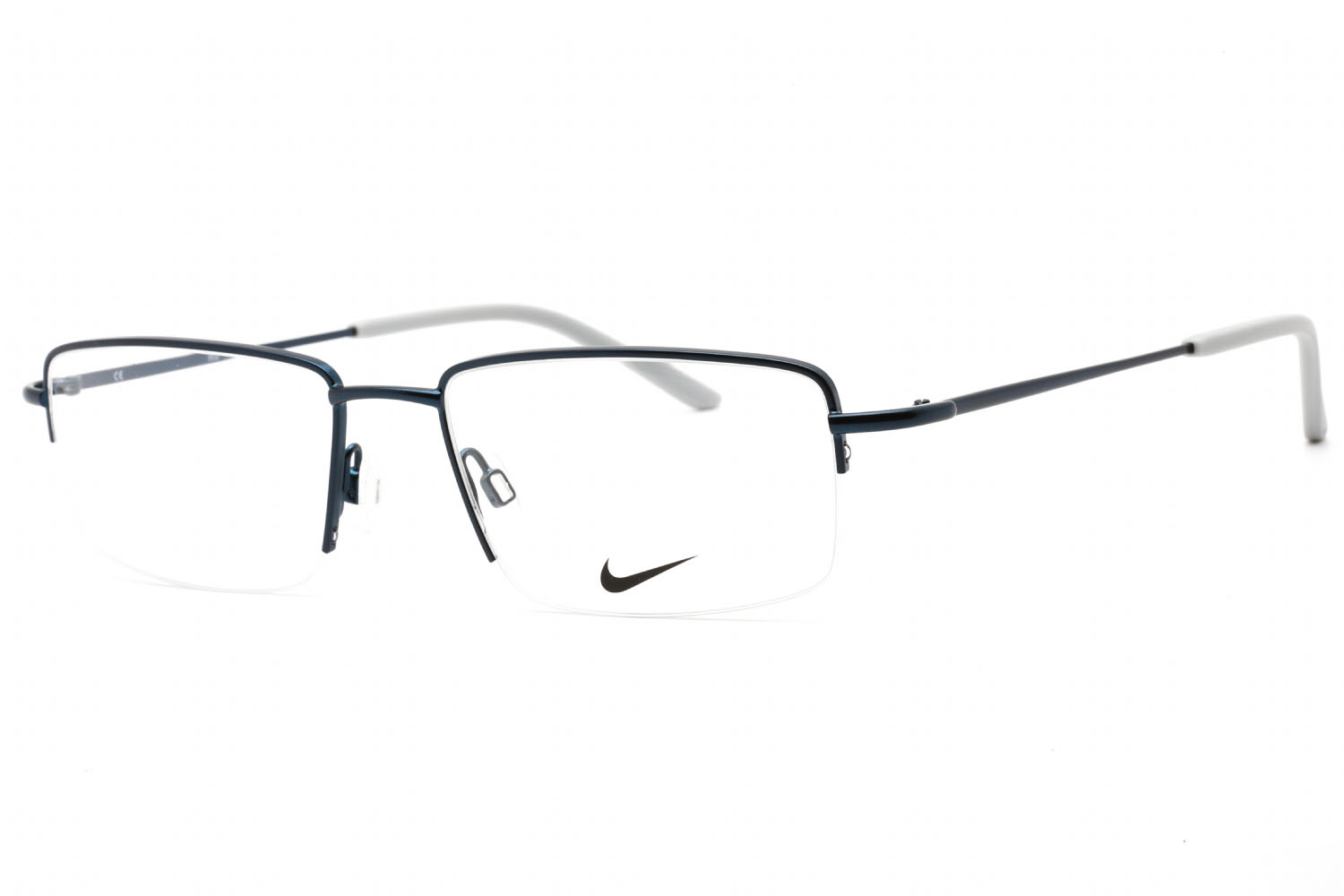 552430-Nike-NIKE-8182-Eyeglasses-Satin Navy - Clear Lens