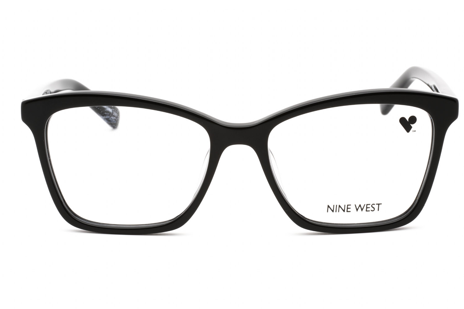 571698-Nine-West-NW5188-Eyeglasses-BLACK-Clear demo lens