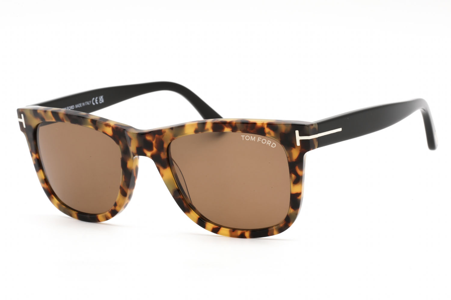 369339 Tom Ford Ft0336 Leo Sunglasses Coloured Havana Roviex 4913