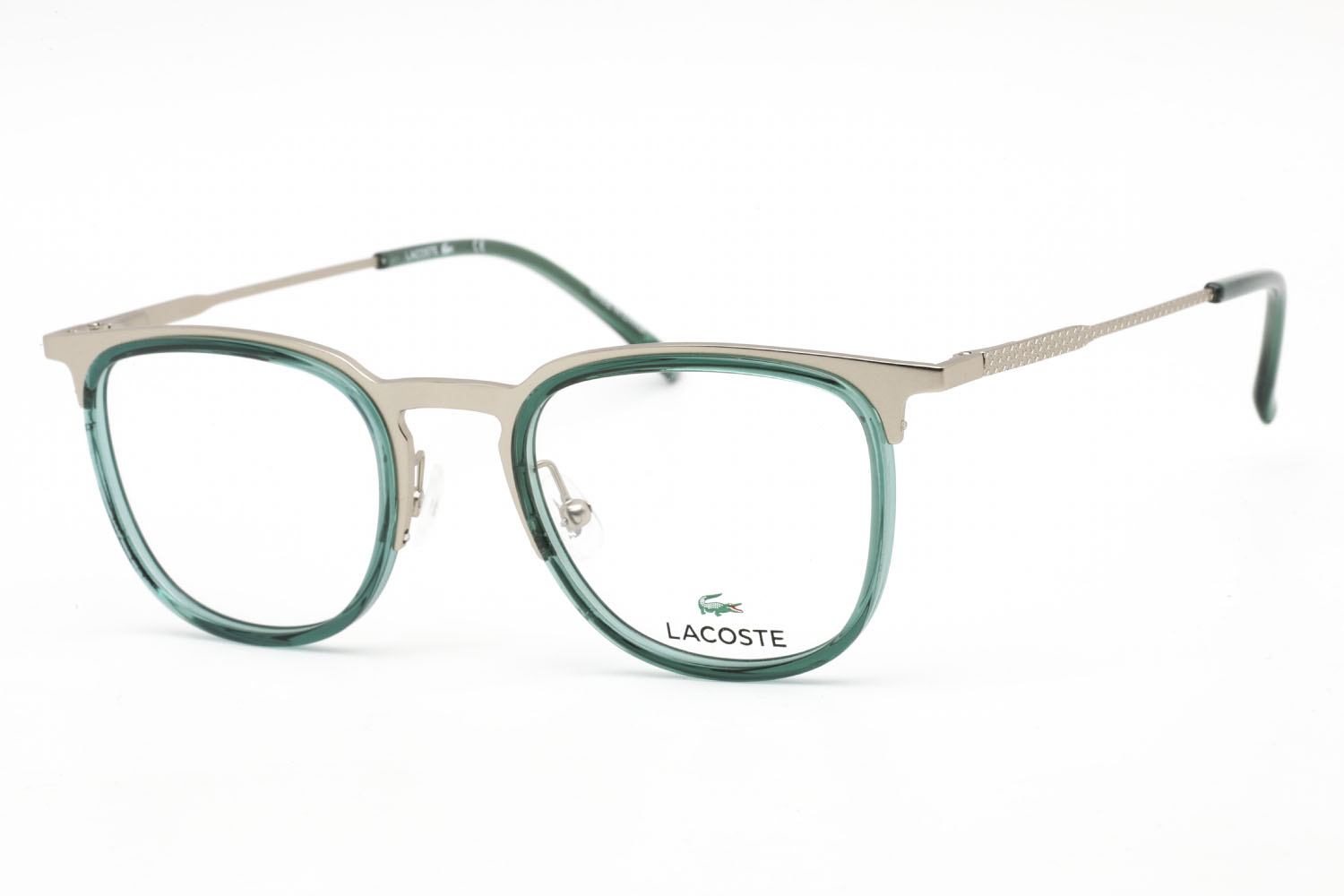 Lacoste L2264 Eyeglasses Transparent GreenLight Gold 886895450775 ...